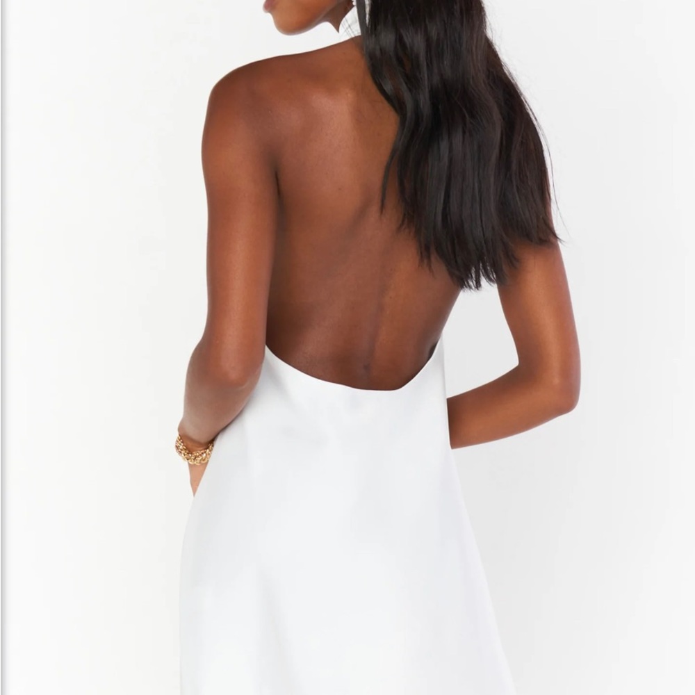 Show Me Your MuMu Jasmine Halter Dress.